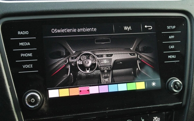 Skoda Octavia cena 94500 przebieg: 109573, rok produkcji 2019 z Zator małe 704